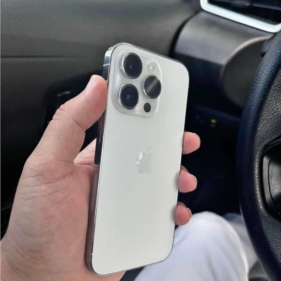apple iphone 14 pro 128 white 100% battery phone is fully unlocked